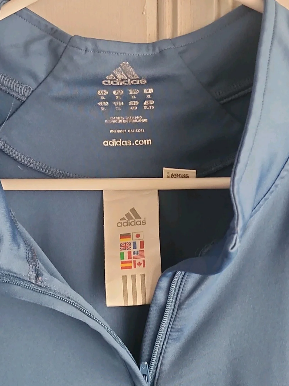 adidas Men's Formotion Climalite Light Blue Short-Sleeve Performance Polo